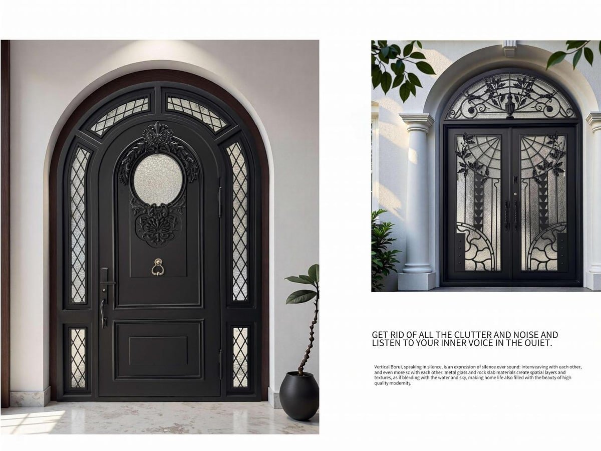Entrance Door decorative double door example