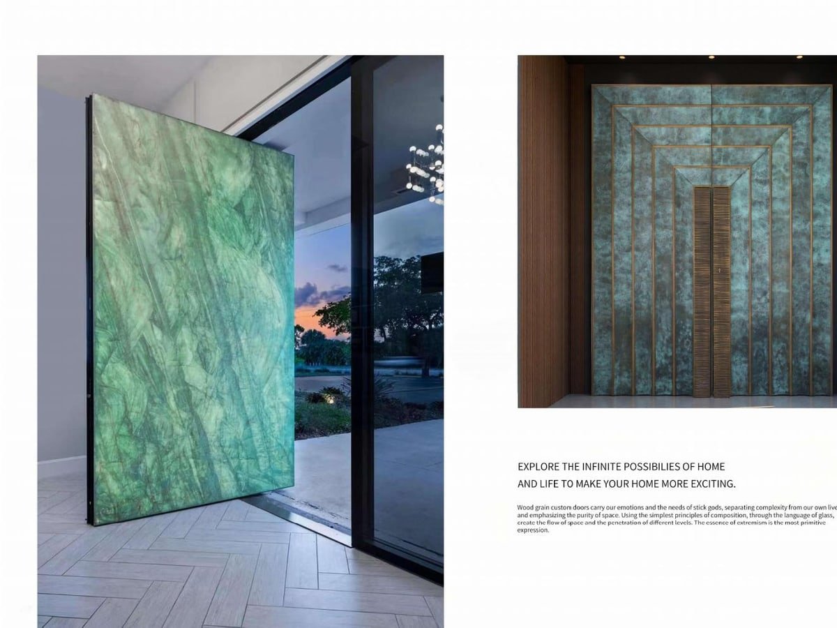 Entrance Door statement pivot example