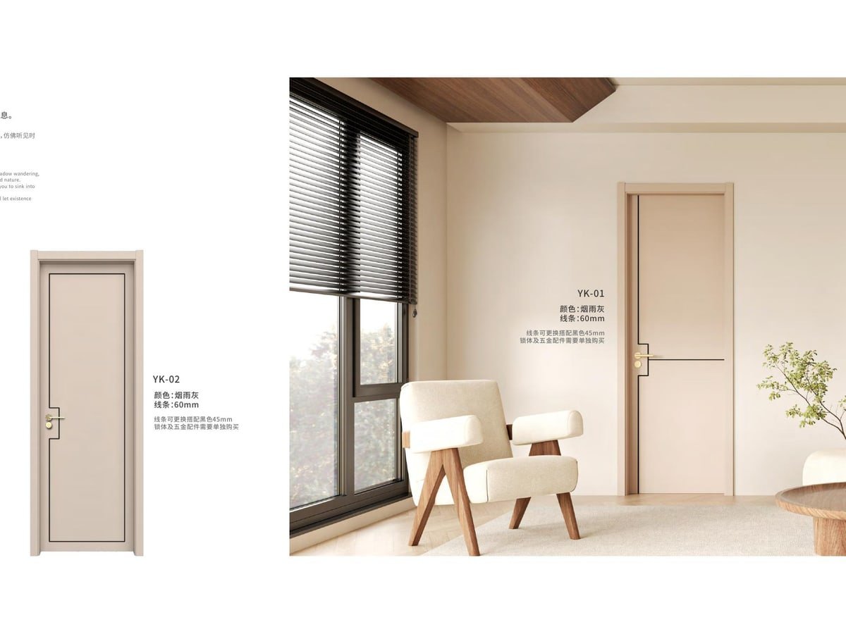 Interior Wooden Doors painted neutrals example